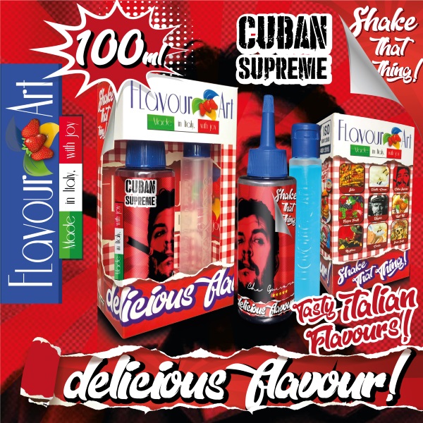 Flavor Shots Flavour Art Mix & Shake - Cuban Supreme - Χονδρική